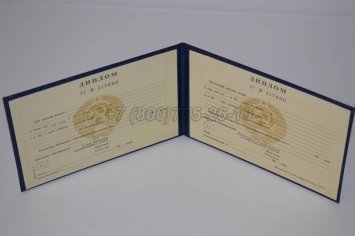 Диплом Техникума Украинской ССР в Кургане