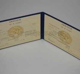 Диплом Техникума Туркменской ССР в Кургане