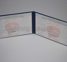 Диплом Техникума Белоруссии 2000г в Кургане