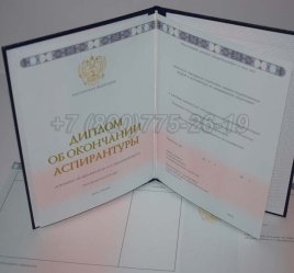 Диплом Аспирантуры 2023г в Кургане