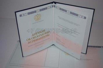 Диплом Аспирантуры 2023г в Кургане