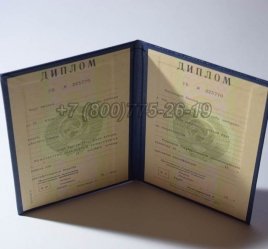 Диплом о Высшем Образовании Киргизской ССР в Кургане