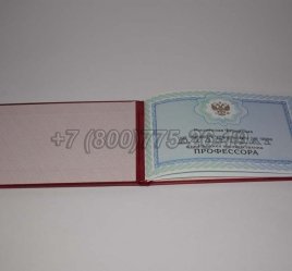 Аттестат Профессора 2021г в Кургане