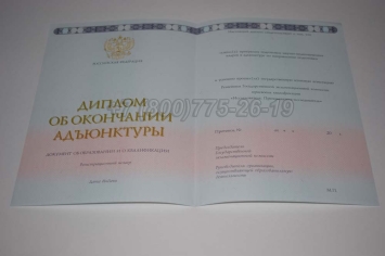 Диплом Адъюнктуры 2025г в Кургане
