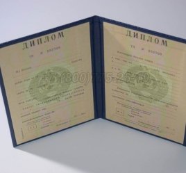 Диплом о Высшем Образовании Туркменской ССР в Кургане
